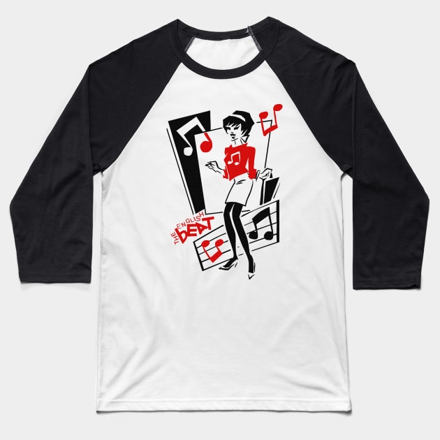 The English Beat 90s Baseball T-Shirt by Ilustra Zee Art